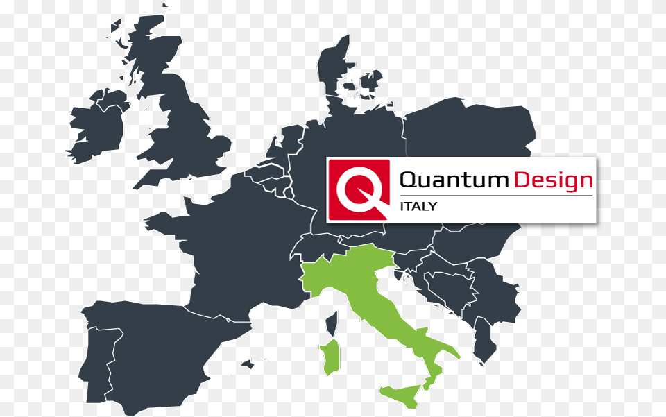Quantum Design Italy And Denssolutions Announce New Partnership Europe Continent Icon, Atlas, Chart, Diagram, Map Png