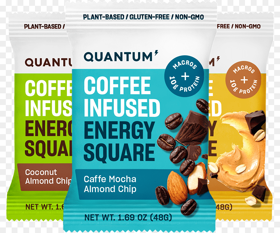 Quantum Energy Squares, Advertisement, Food, Snack, Produce Free Png