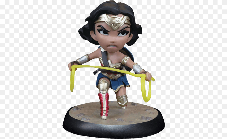 Quantum Mechanix Wonder Woman, Figurine, Person Free Png Download