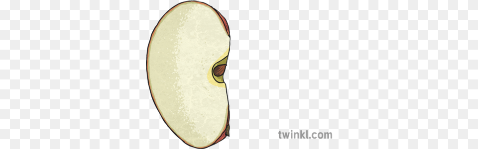 Quarter Apple Illustration Twinkl Quarter Apple, Food, Fruit, Plant, Produce Png Image