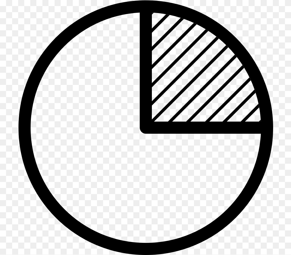 Quarter Chart Pie Quarter Icon, Gray Png