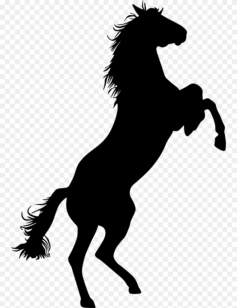 Quarter Horse Silhouette Horse Logo Clip Art, Gray Free Transparent Png