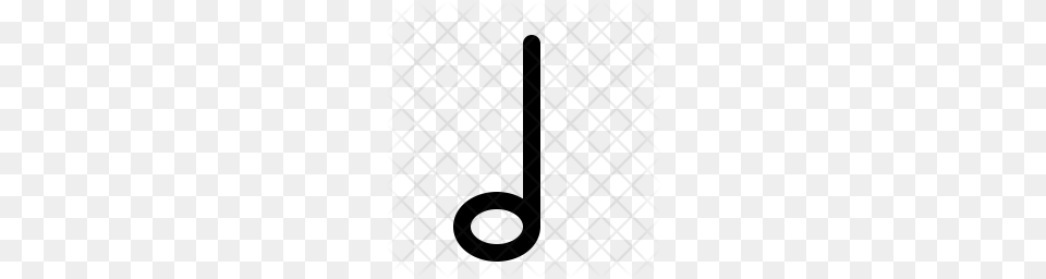 Quarter Note Icon, Pattern, Texture Free Png Download