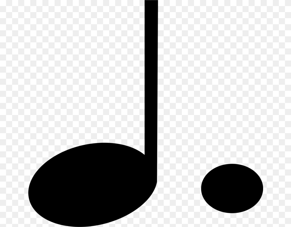 Quarter Note Musical Note Dotted Note Half Note Rest Free, Gray Png Image