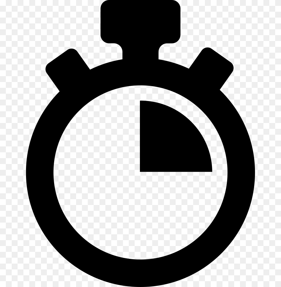 Quarter Of An Hour Icon Stopwatch, Ammunition, Grenade, Weapon Free Png Download