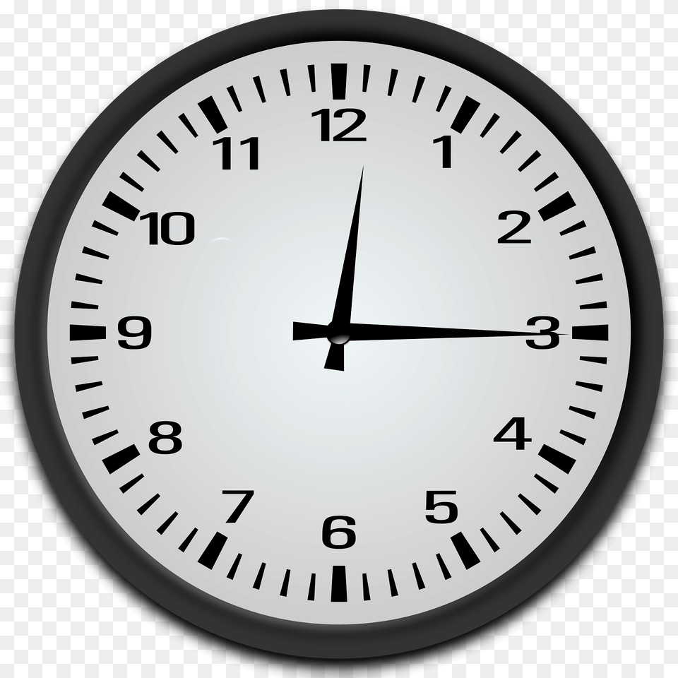 Quarter Past 12 Clipart, Analog Clock, Clock Png