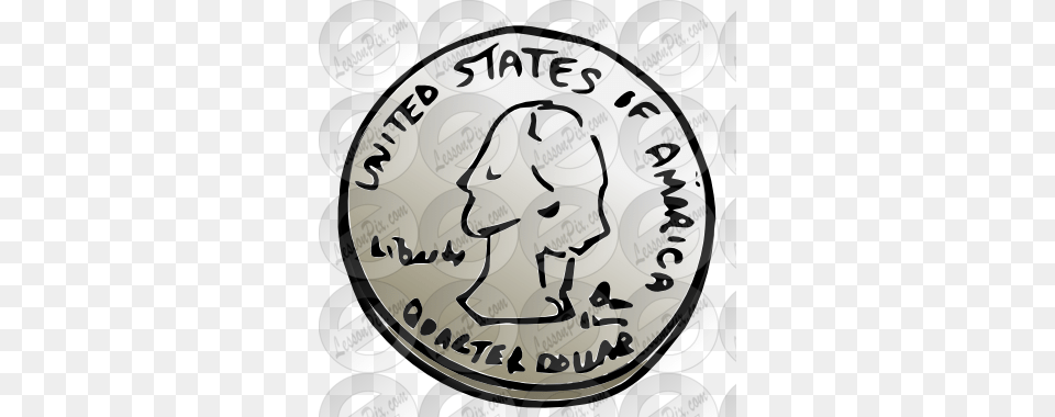 Quarter Picture For Classroom Therapy Use Coin, Money, Dime, Nickel Png