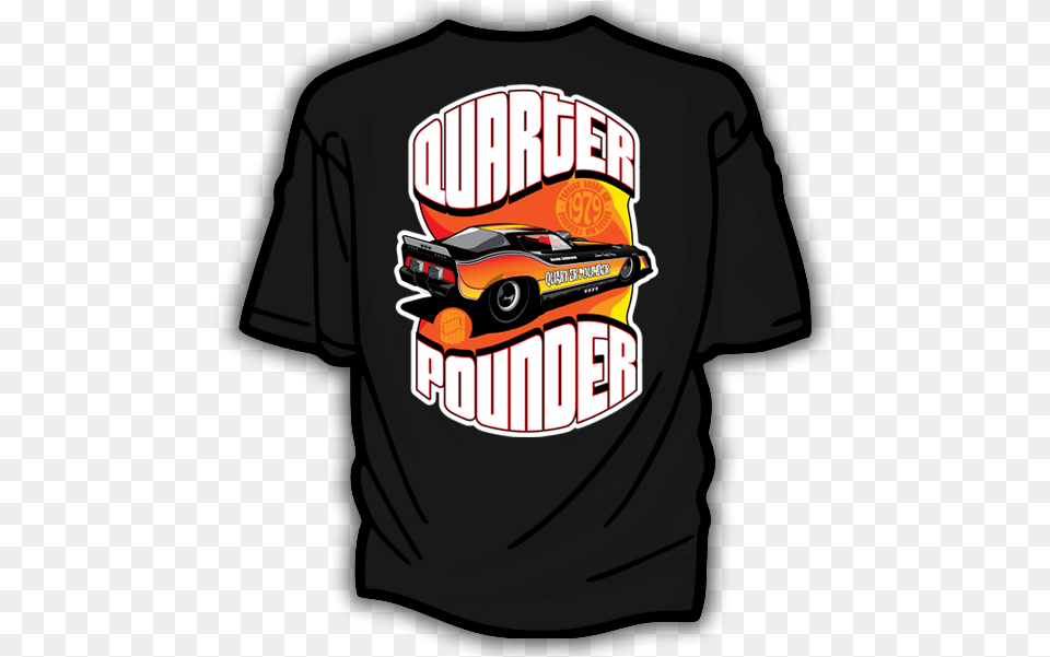 Quarter Pounder Funny Car Logo, Clothing, Shirt, T-shirt, Transportation Free Png Download