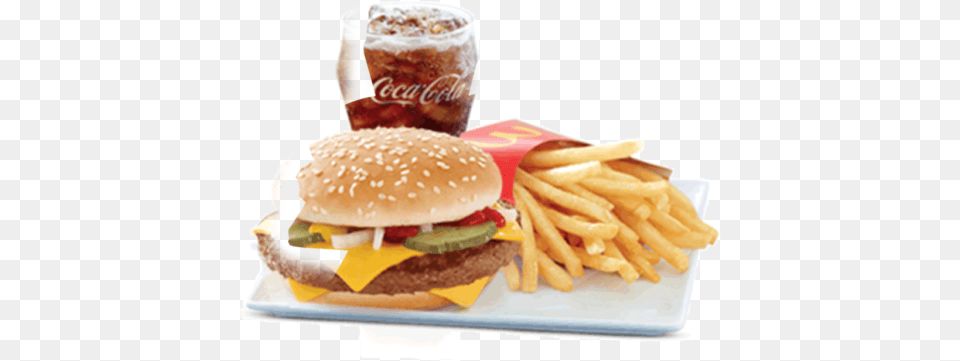 Quarter Pounder Wcheese Meal Mcdonald39s Menu In Abu Dhabi, Burger, Food, Fries, Lunch Free Png