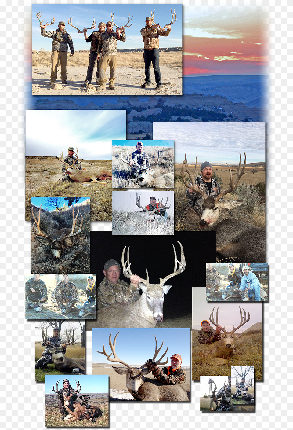 Quarter Transparent Caribou Hunting Collage, Art, Male, Child, Boy Png