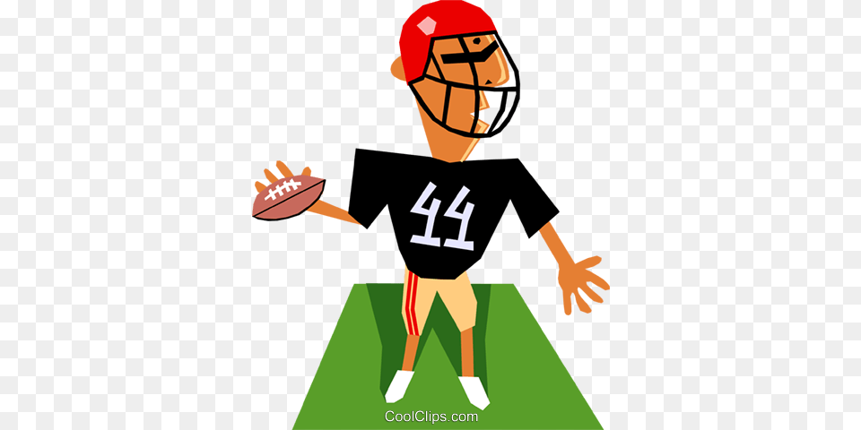 Quarterback Throwing Ball Royalty Vector Clip Art, T-shirt, Person, People, Clothing Free Png
