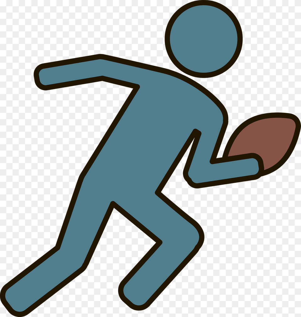 Quarterback Throwing Clipart, People, Person Png