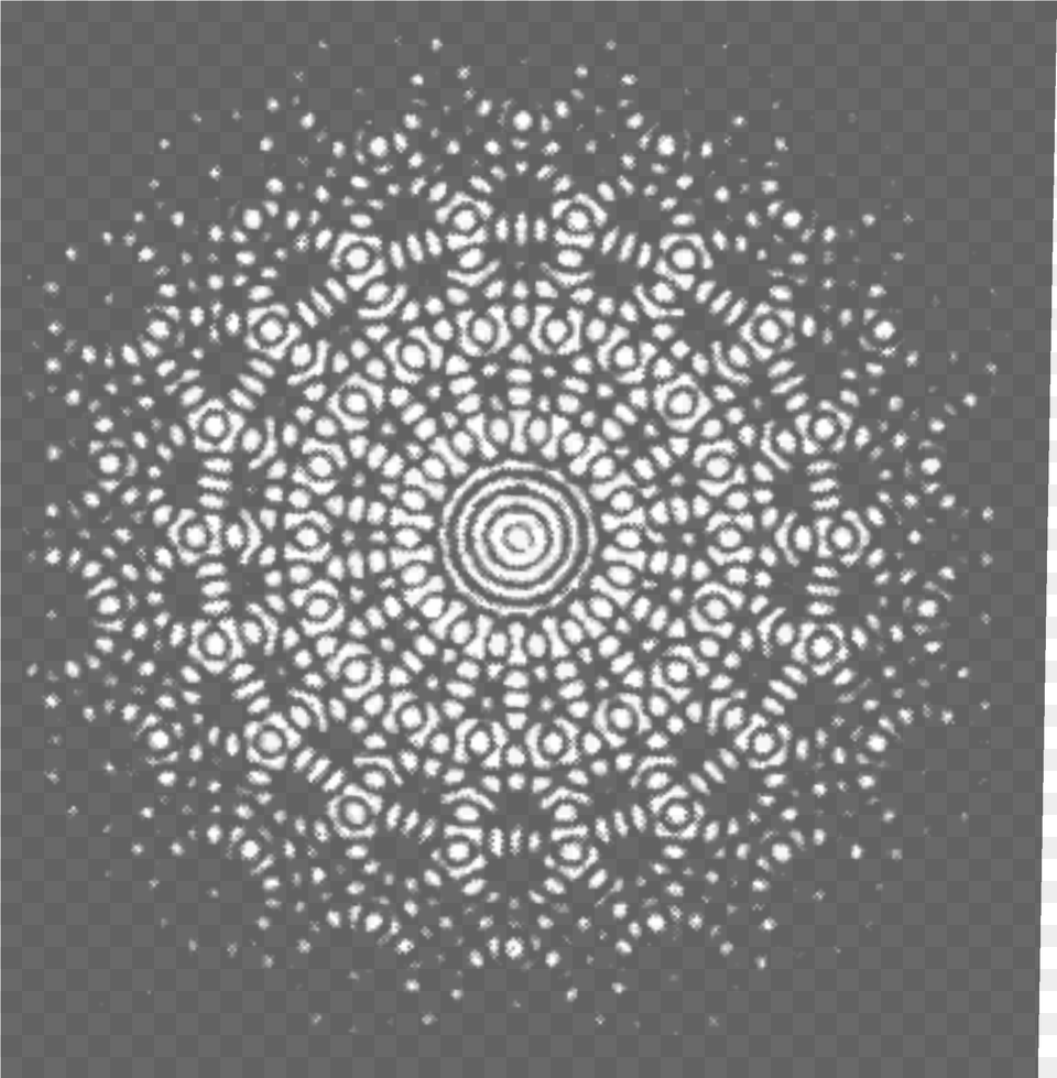 Quasi Rect421 18gon1b Diffraction Pattern Of The Quasicrystal, Art, Spiral, Chandelier, Lamp Free Transparent Png