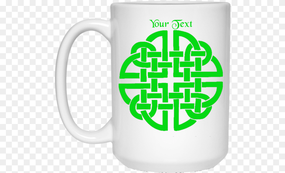 Quaternary Celtic Knot Tattoo, Cup, Beverage, Coffee, Coffee Cup Free Png Download