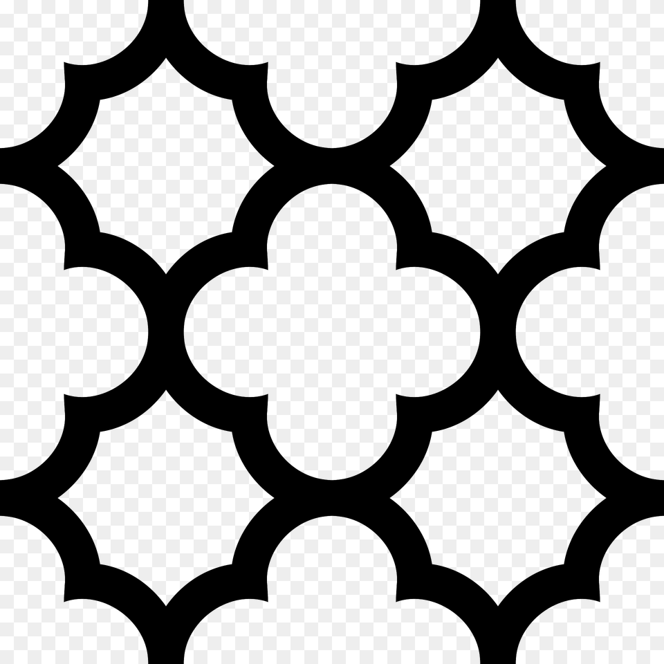 Quatrefoil Clipart, Pattern, Green Png