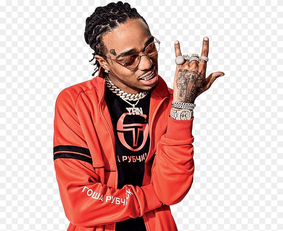 Quavo Migos, Head, Person, Photography, Face Png Image