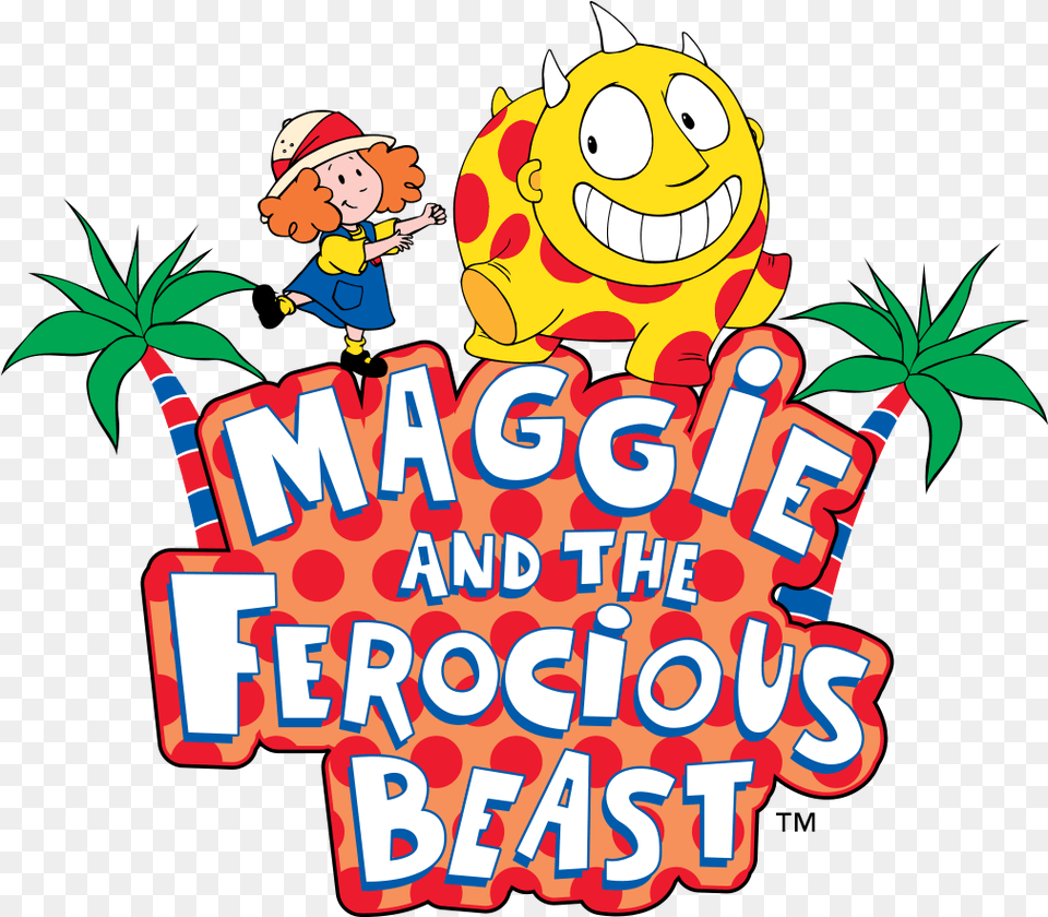 Qubo Maggie And The Ferocious Beast, Baby, Person, Face, Head Free Png