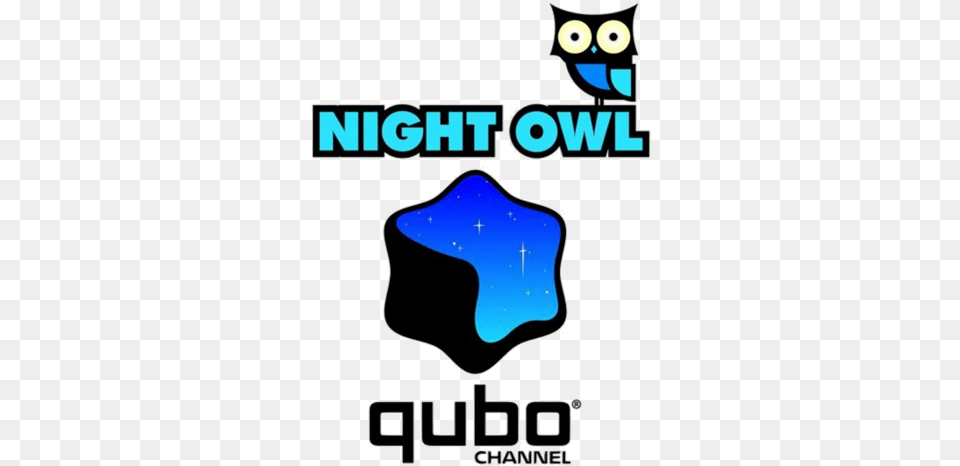 Qubo Night Owl Qubo Night Owl Logo, Advertisement, Poster Png Image