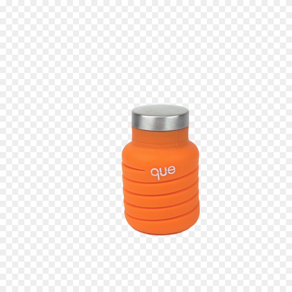 Que Que Bottle Foldable Water Bottles Sunbeam Orange, Jar, Pottery, Shaker Free Png