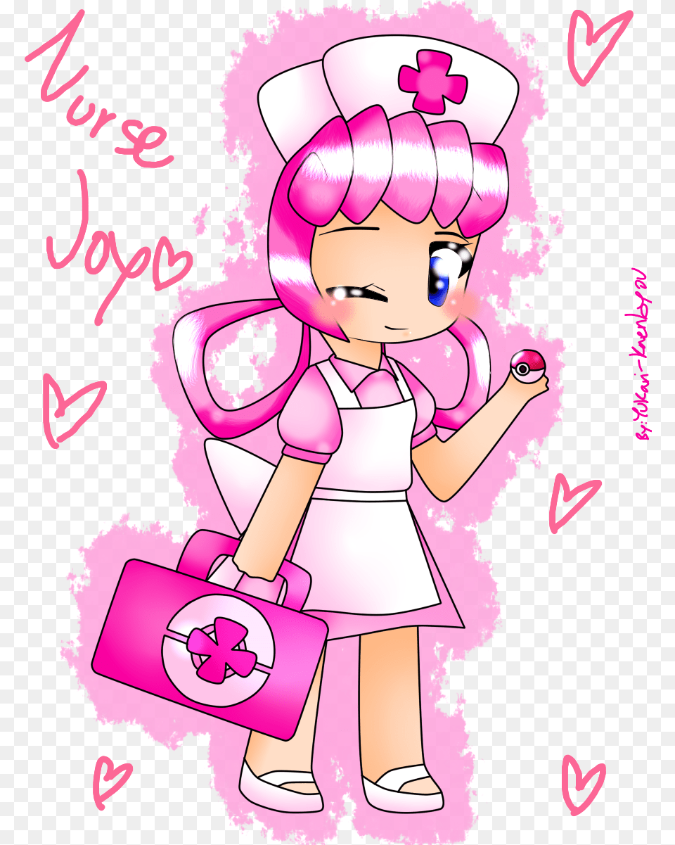 Que Significa Nurse En Download Chibi Nurse Joy, Book, Comics, Publication, Purple Free Transparent Png