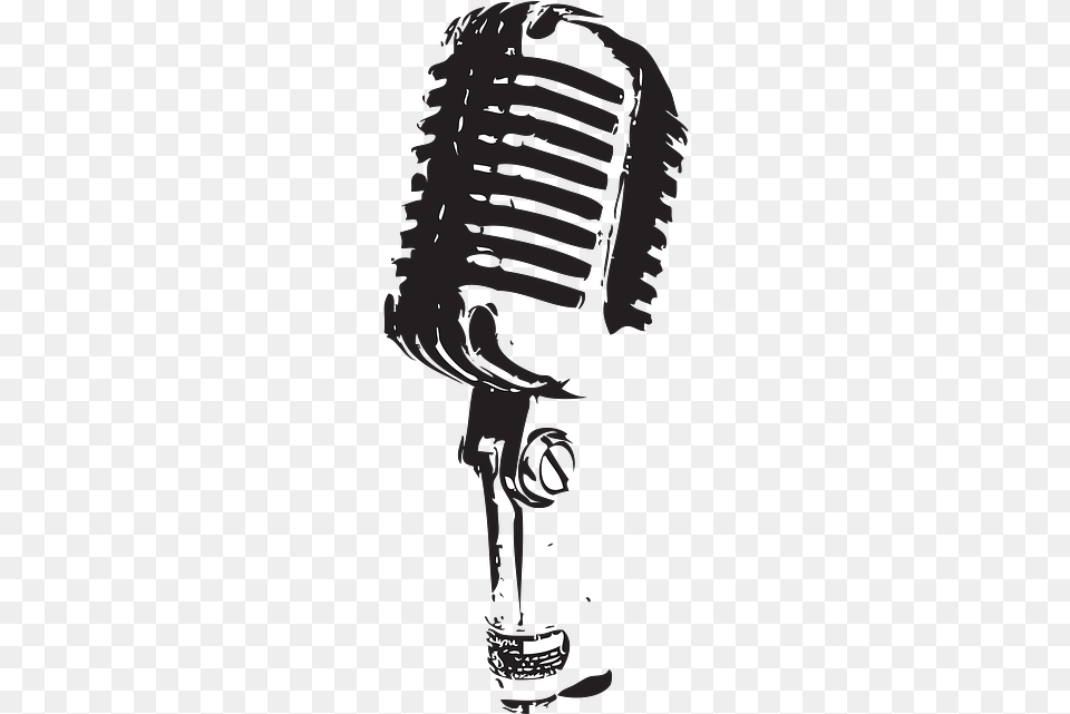 Que Tipos De Micrfonos Para Presentaciones Podemos Microphone Clipart Background, Electrical Device, Adult, Male, Man Free Transparent Png