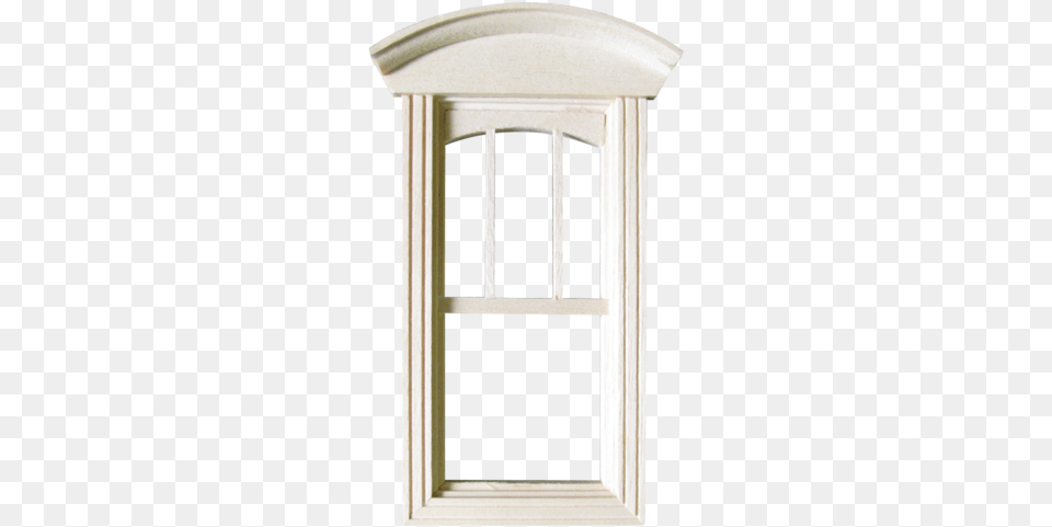 Queen Anne Dollhouse Single Non Working Window Arch, Mailbox Png