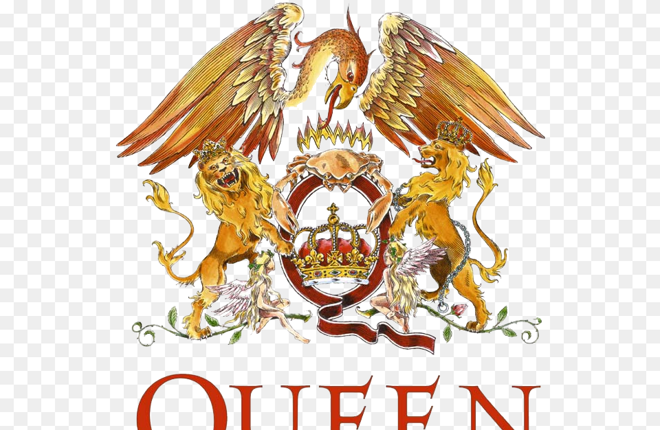 Queen Band Queen Band Logo, Emblem, Symbol, Animal, Bird Free Png Download