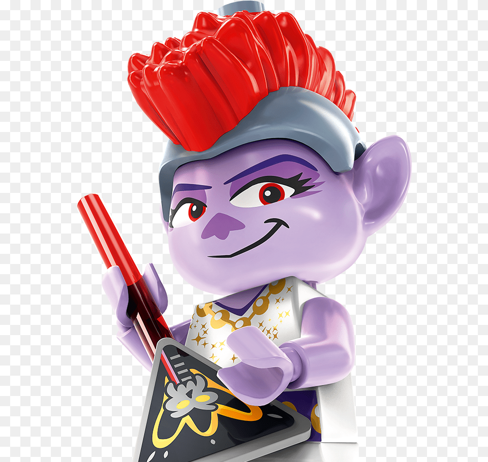 Queen Barb Trolls World Tour Lego, Baby, Person, Face, Figurine Free Png