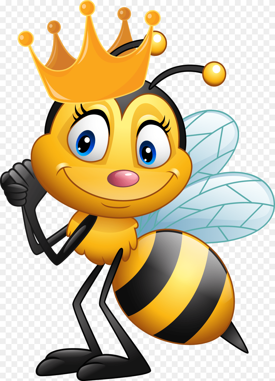 Queen Bee, Animal, Honey Bee, Insect, Invertebrate Free Png