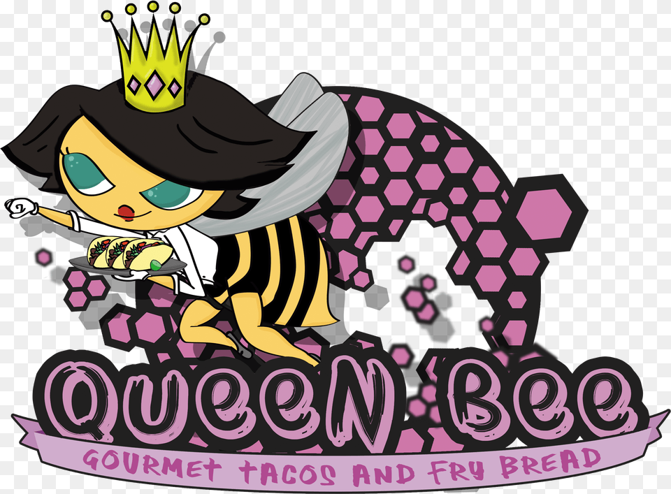Queen Bee Cartoon, Publication, Book, Comics, Purple Free Png Download