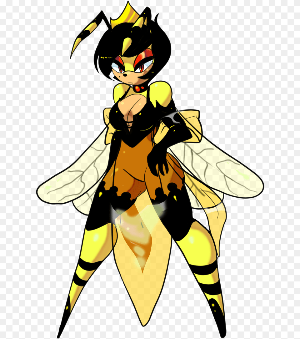 Queen Bee Jpg Freeuse Library Sonic Queen Bee, Animal, Wasp, Invertebrate, Insect Png Image