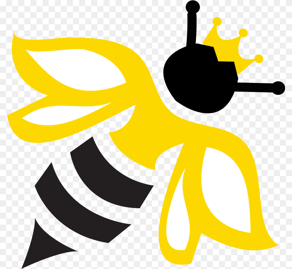 Queen Bee Logo Design Queen Bee Clip Art, Animal, Invertebrate, Insect, Honey Bee Free Png