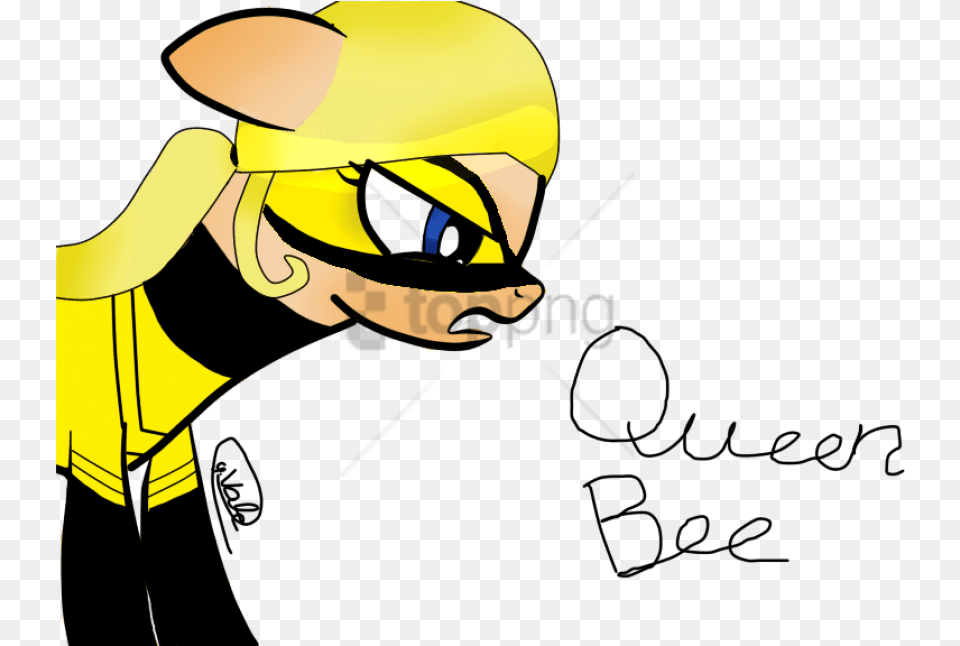 Queen Bee Miraculous Ladybug By Valeg22 Miraculous Ladybug Mlp Bee, Handwriting, Helmet, Text, Person Free Png Download