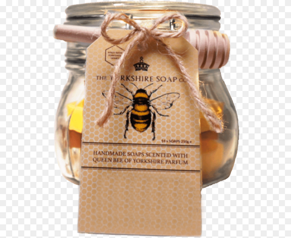 Queen Bee Soap Jar Handmade The Yorkshire Company Crown, Animal, Invertebrate, Insect, Wasp Free Transparent Png