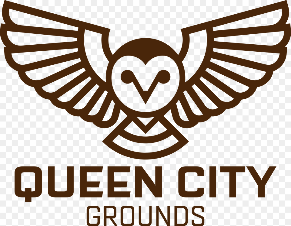 Queen City Grounds Logo Regnum Hotel Restaurant, Emblem, Symbol, Dynamite, Weapon Free Png Download