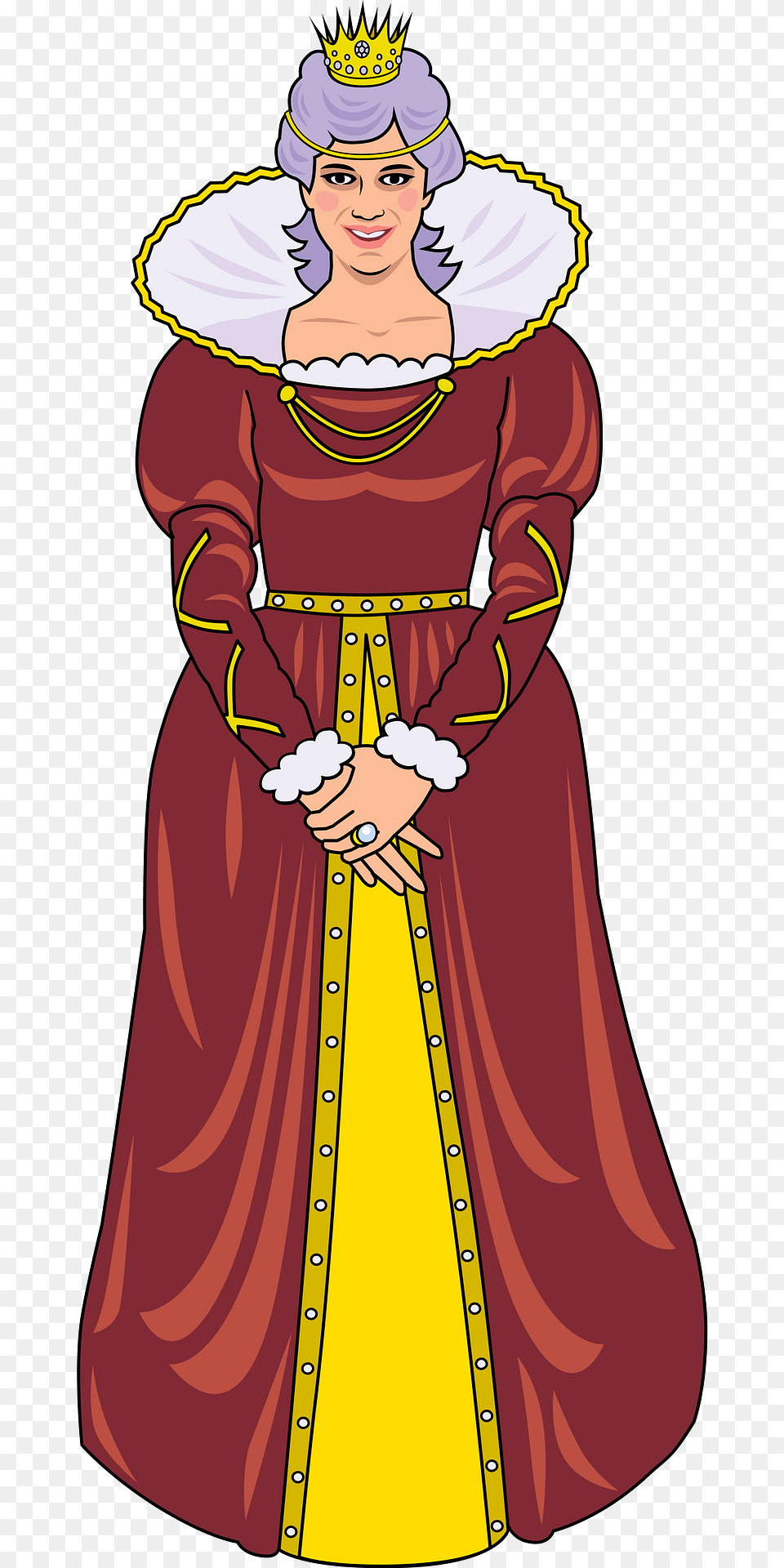 Queen Clipart, Person, Clothing, Costume, Lady Free Png