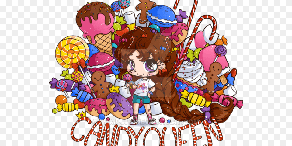 Queen Clipart Candy Anime Candy Queen, Sweets, Food, Ice Cream, Cream Free Transparent Png
