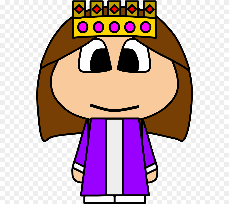 Queen Crown Big Eyes Cartoon Person Cartoon Crown By Png Image