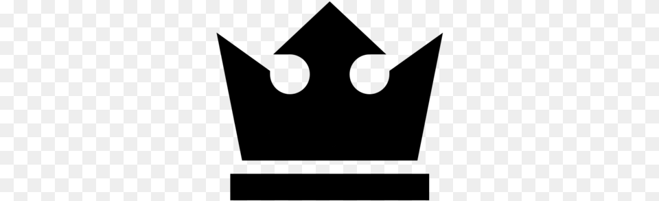 Queen Crown Emblem, Gray Free Png Download