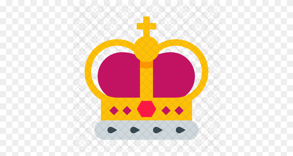 Queen Crown Icon Of Flat Style Crowen Icone, Accessories, Jewelry Free Png Download