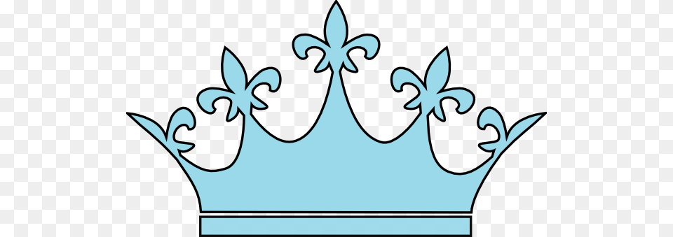 Queen Crown Light Blue Clip Art, Accessories, Jewelry, Stencil, Baby Free Png Download