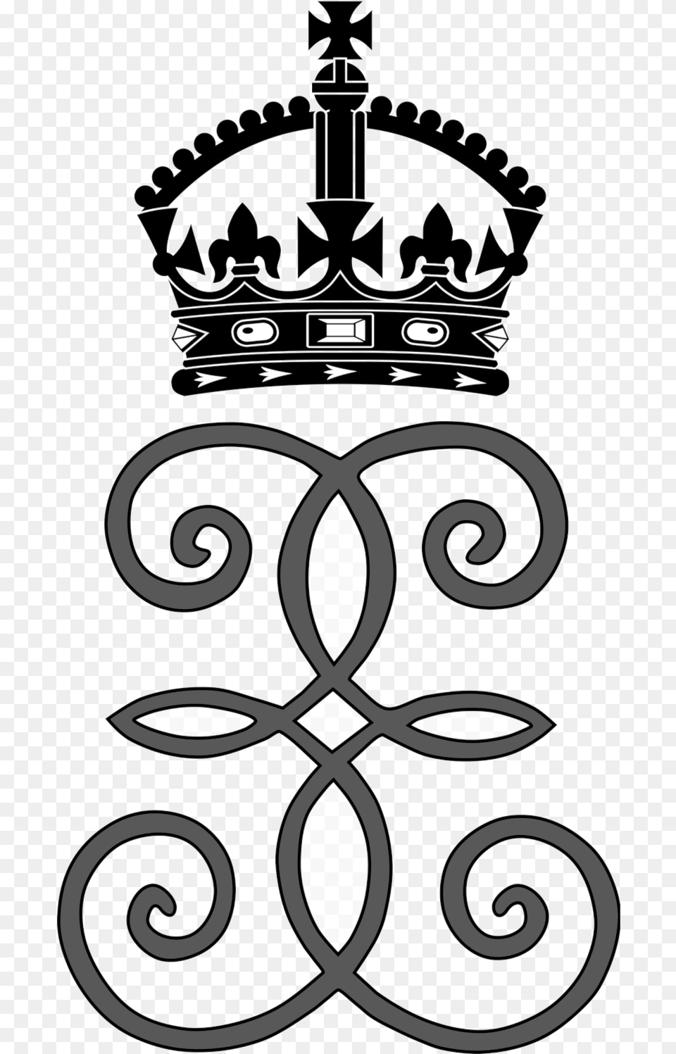 Queen Crown Royal Vector Clipart Transparent Queen Elizabeth Royal Monogram, Accessories, Jewelry, Emblem, Symbol Png Image