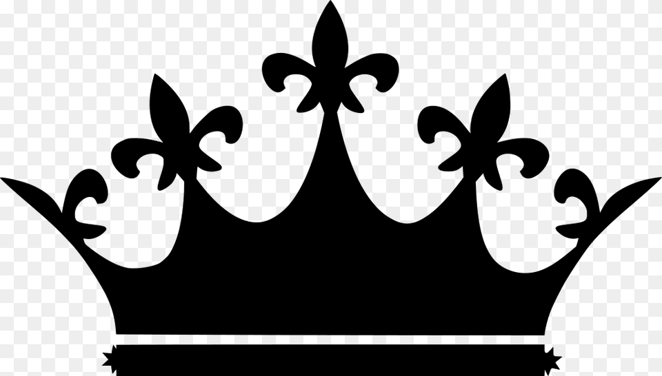 Queen Crown Vector, Gray Png Image
