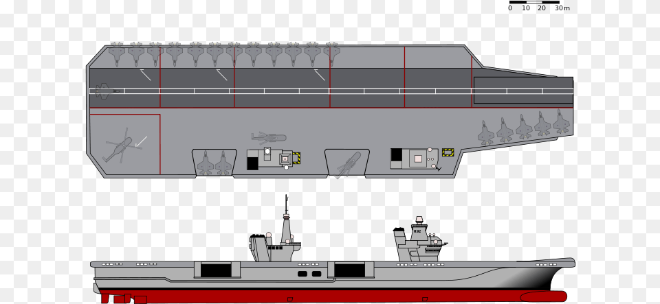 Queen Elizabeth Class Side And Overhead Views Queen Elizabeth Carrier, Aircraft Carrier, Military, Navy, Ship Free Transparent Png