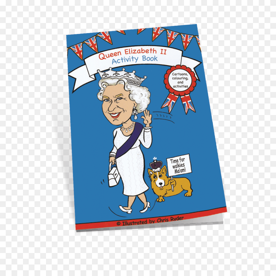 Queen Elizabeth Colouring Book, Comics, Publication, Advertisement, Baby Free Png Download