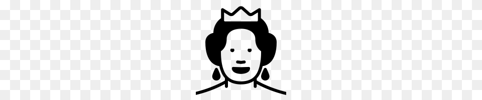 Queen Elizabeth Icons Noun Project, Gray Png Image