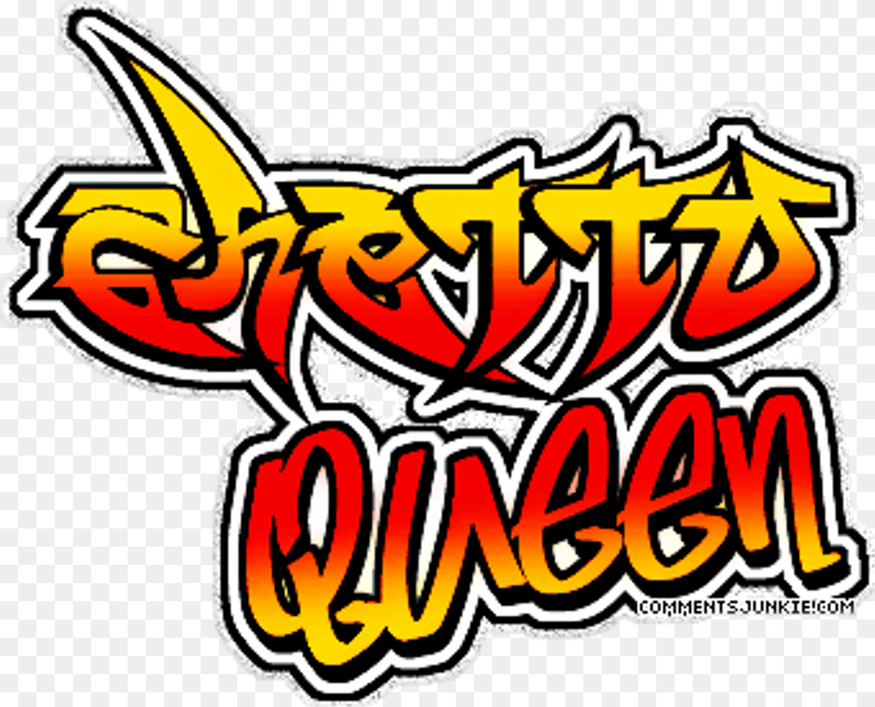 Queen Ghettoqueen Queenb Ghetto Trap Rap Hiphop Gangsta, Sticker, Art, Dynamite, Weapon Free Transparent Png