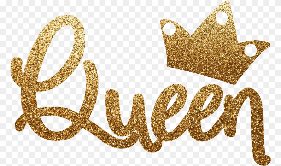 Queen Imthequeen Gold Glitter Goldglitter Crown Goldcro Gold Glitter Crown Clipart, Accessories, Jewelry Free Png