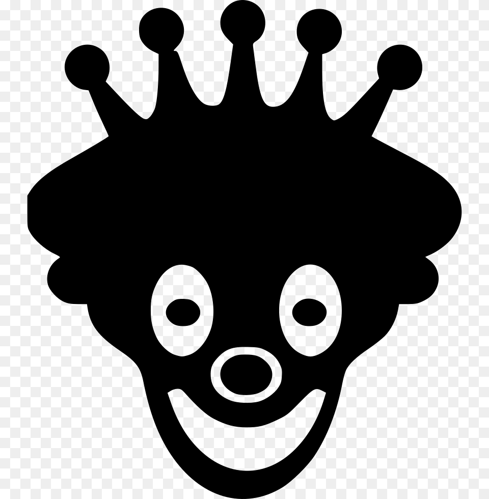 Queen Joke Mask Face Halloween Comments Crown Joker, Silhouette, Stencil, Baby, Person Png Image