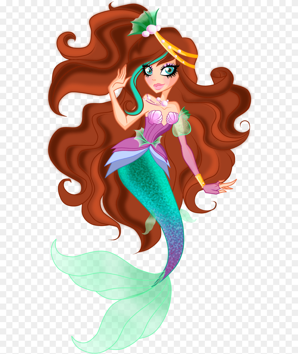 Queen Mermaid, Adult, Person, Head, Female Png Image